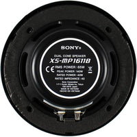 Sony XS-MP1611 Cone Speakers Black