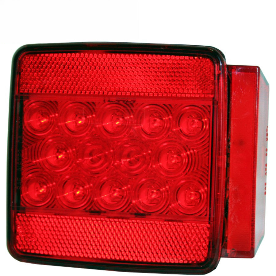 Lumière de remorque submersible 14 LED droite – Feu arrière étanche