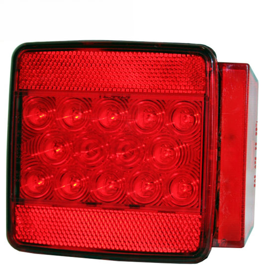 Lumière de remorque submersible 14 LED droite – Feu arrière étanche