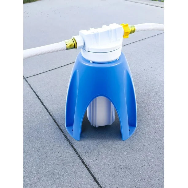 Support pour filtre à eau 4 pouces – Plastique résistant UV avec 3 pieds