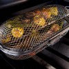 Napoleon Rotisserie Basket – Healthy Cooking for Chicken Wings, Fries, and Vegetables – Fits Most Grill Rotisserie Spits