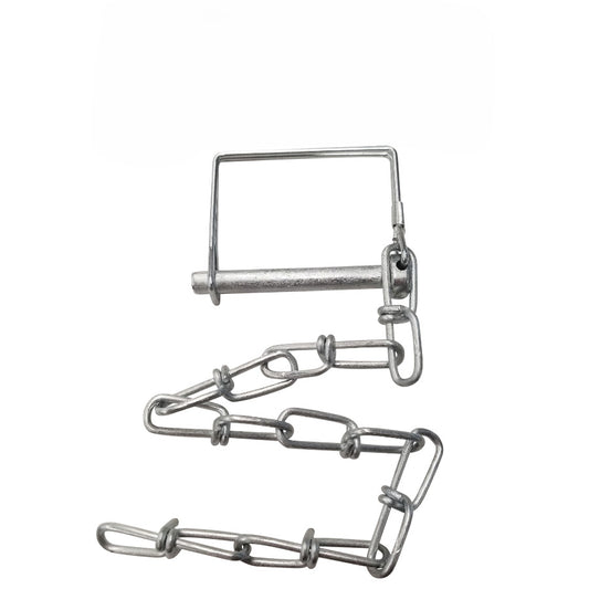 Barrure avec tige 5/16 x 2.78 avec chaîne pour équipement