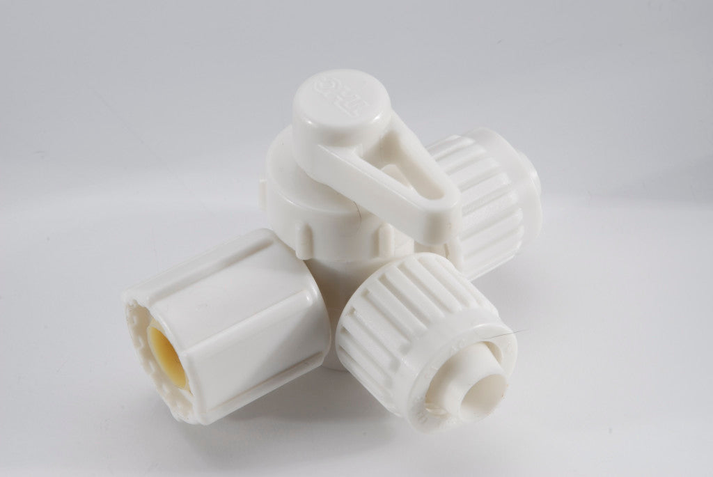 Valve 3 voies 1/2" pivotante ESCO – pour dérivation chauffe-eau VR