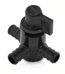 Vanne 3 voies 1/2" ESCO – Vanne de dérivation durable pour plomberie et VR