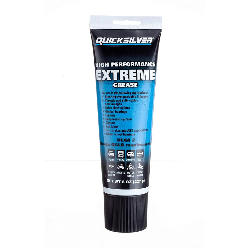 Graisse Marine Haute Performance Quicksilver NLGI 2 8 oz – Lubrifiant Multi-Usage Extrême