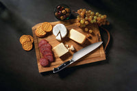 Planche à Découper Napoleon en Bois d'Acacia avec Couteau de Chef PRO - Élégante et Résistante