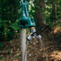 Camco Metal Y Water Hose Tap - 2-Way Hose Splitter, Controlled Valve