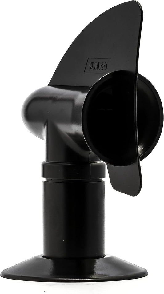 Camco Cyclone Capuchon de Ventilation pour Égout de VR - Élimination des Odeurs par Vent, Résistant aux UV, S'adapte aux Tuyaux de Ventilation PVC de 1-1/2