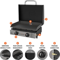 Table Grill with Cover 22-in - Blackstone