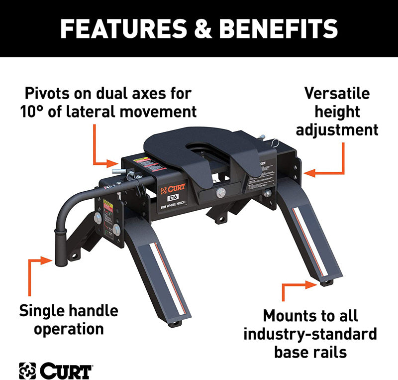 Curt 16k 5th wheel harness clip - 16115