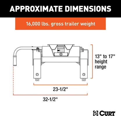 Curt 16k 5th wheel harness clip - 16115