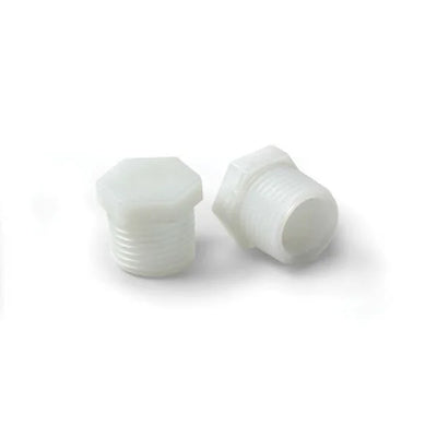 Plastic Drain Plugs for RV Water Heaters with Teflon Tape - Single Unit