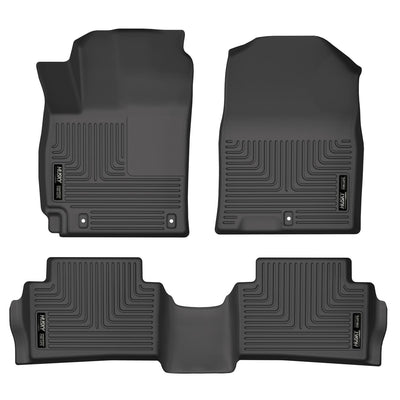 Tapis AV-ARR Hyundai Kona 2018-2023 #95581 – Ensemble de tapis avant et arrière sur mesure