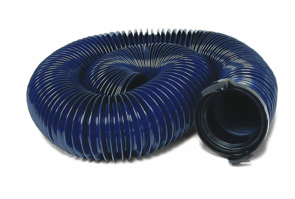 Flexible de Drainage 20' QuickDrain™ avec Adaptateur – Bleu, Sac de Rangement