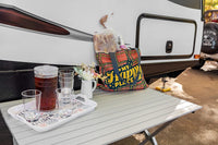 Plateau de Service en Mélamine "Life is Better at the Campsite" – Incassable, Pratique et au Design Unique de Camping