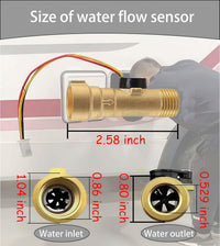 Capteur de débit d’eau Lippert 11-9151 pour chauffe-eau Girard GSWH-2