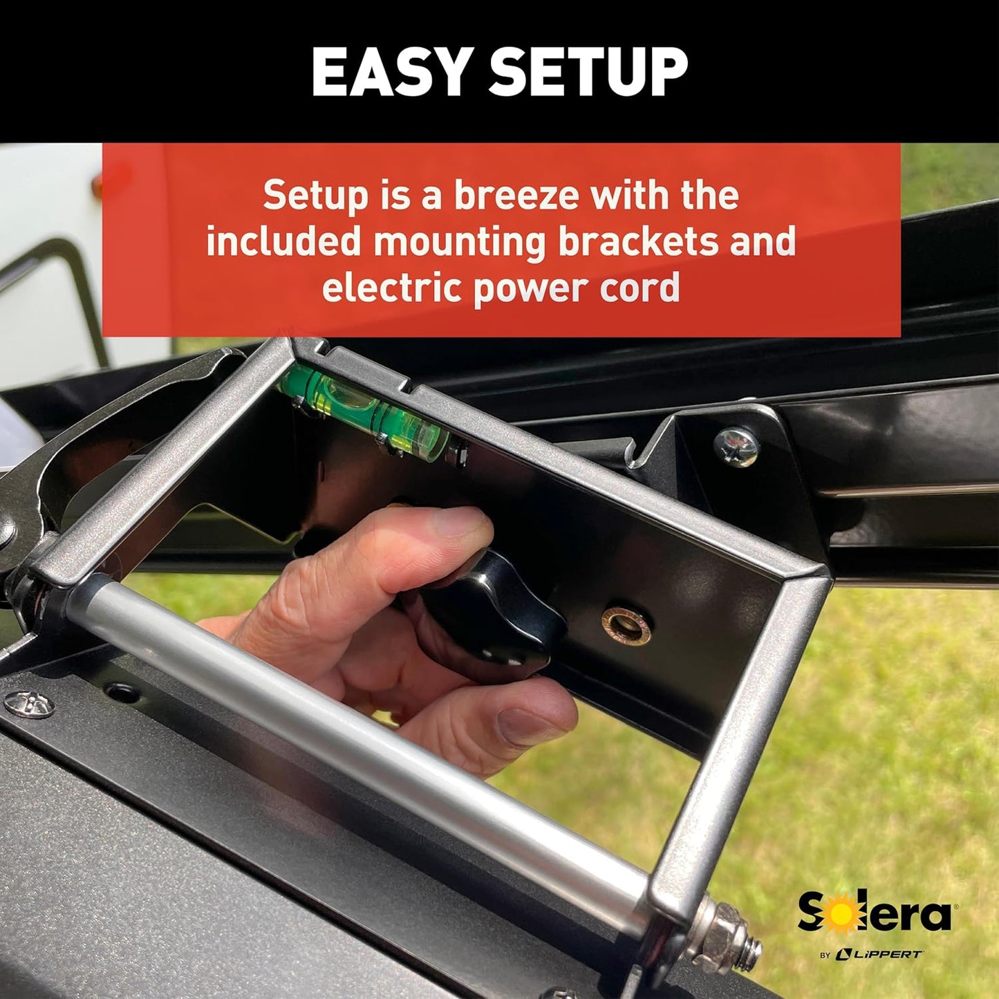 Chauffage d’Auvent Solera pour VR – Chaleur Extérieure Réglable et Facile à Installer