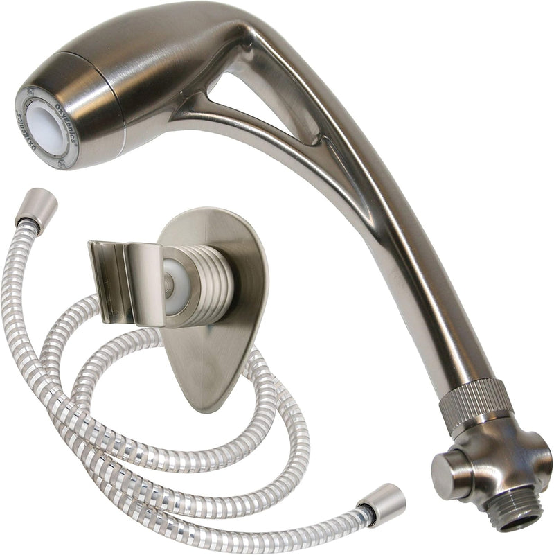 Douchette Oxygenics Body Spa 26481 – Nickel Brossé avec Tuyau 60″