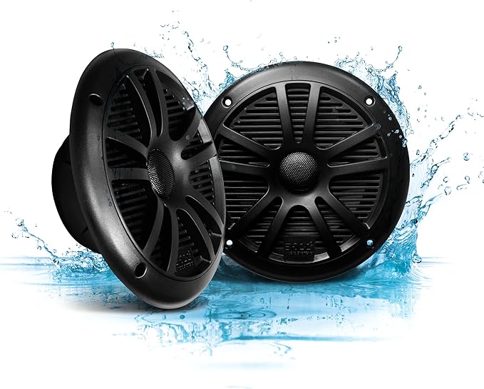 BOSS Audio MR6B 6.5'' Dual Cone Marine Speakers (Pair)