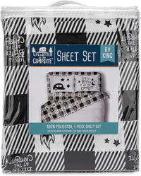 Camco RV Bedding Set 'Life is Better at the Campsite' - King Court, Machine Washable, Multi-Camper Design