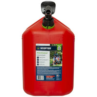 Scepter Smart Control 5 Gallon Gas Can – Dual Handle & Spill-Proof Spout