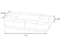 11-Inch Rectangular LED Light Bar Multi-Mount by Buyers Products