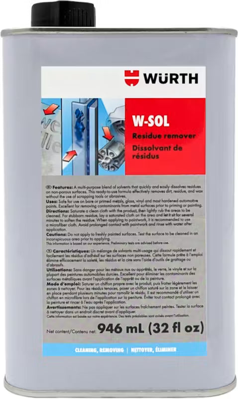 Solvant universel WSOL 946 ml pour nettoyage général