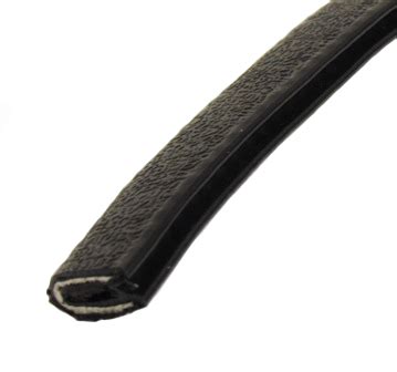 Black Plastic Trim Lok 1/16" – Pinch Molding for Metal Skirt