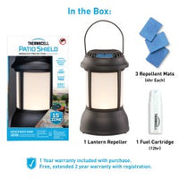 Lanterne Anti-Moustiques Thermacell Patio Shield | Répulsif Sans Odeur Camping