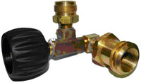 Adaptateur propane QCC femelle x BOM x QCC mâle – Raccord rapide pour BBQ et appareils au propane
