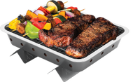 Gril portable à démarrage rapide Pull Start Fire – BBQ instantané au charbon naturel