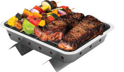 Gril portable à démarrage rapide Pull Start Fire – BBQ instantané au charbon naturel