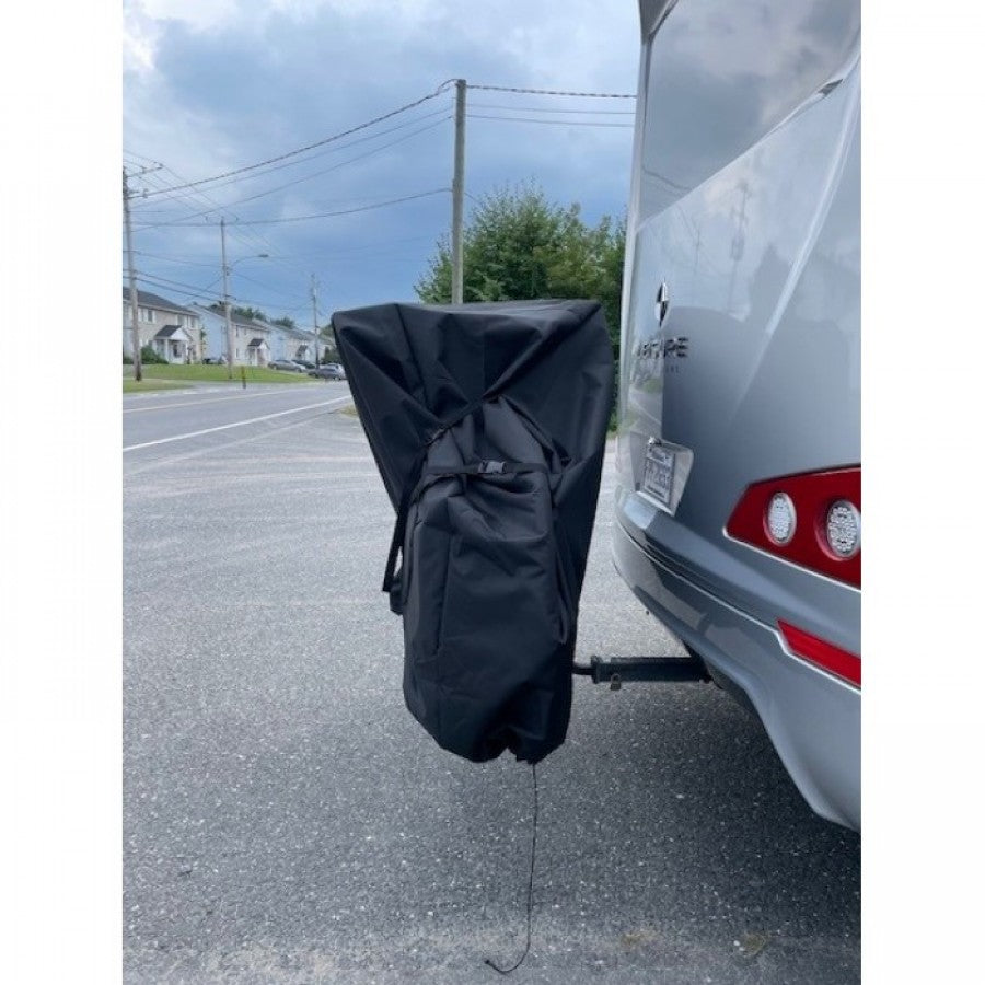 Housse de protection imperméable pour 2 vélos – Imatech Moore (Support plateforme, vélos électriques, fabriqué au Québec)