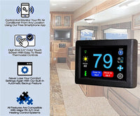 Thermostat Tactile RV EasyTouch 352C Micro-Air avec Bluetooth – Noir – Compatible Coleman Mach