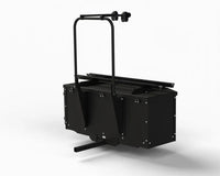 Coffre de Rangement ATLAS GoBOX-400 avec Support à Vélo - Durable, Spacieux, Approuvé pour Vélos Électriques