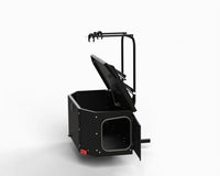 Coffre de Rangement ATLAS GoBOX-400 avec Support à Vélo - Durable, Spacieux, Approuvé pour Vélos Électriques