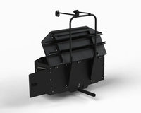 Coffre de Rangement ATLAS GoBOX-400 avec Support à Vélo - Durable, Spacieux, Approuvé pour Vélos Électriques
