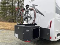 Coffre de Rangement ATLAS GoBOX-400 avec Support à Vélo - Durable, Spacieux, Approuvé pour Vélos Électriques