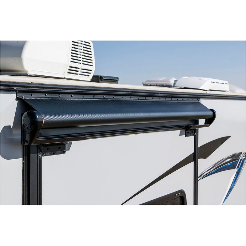 Automatic Awning Alpine for RV Slide-Out 58" - Black Vinyl