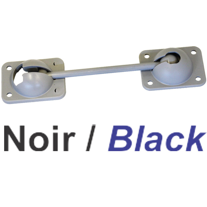 Support porte plastique 10″ noir #BDH-010 – Support robuste pour remorque