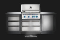 Barbecue Encastrable Napoleon Prestige PRO™ 500 - Gaz Propane avec Brûleur Infrarouge et Rôtissoire