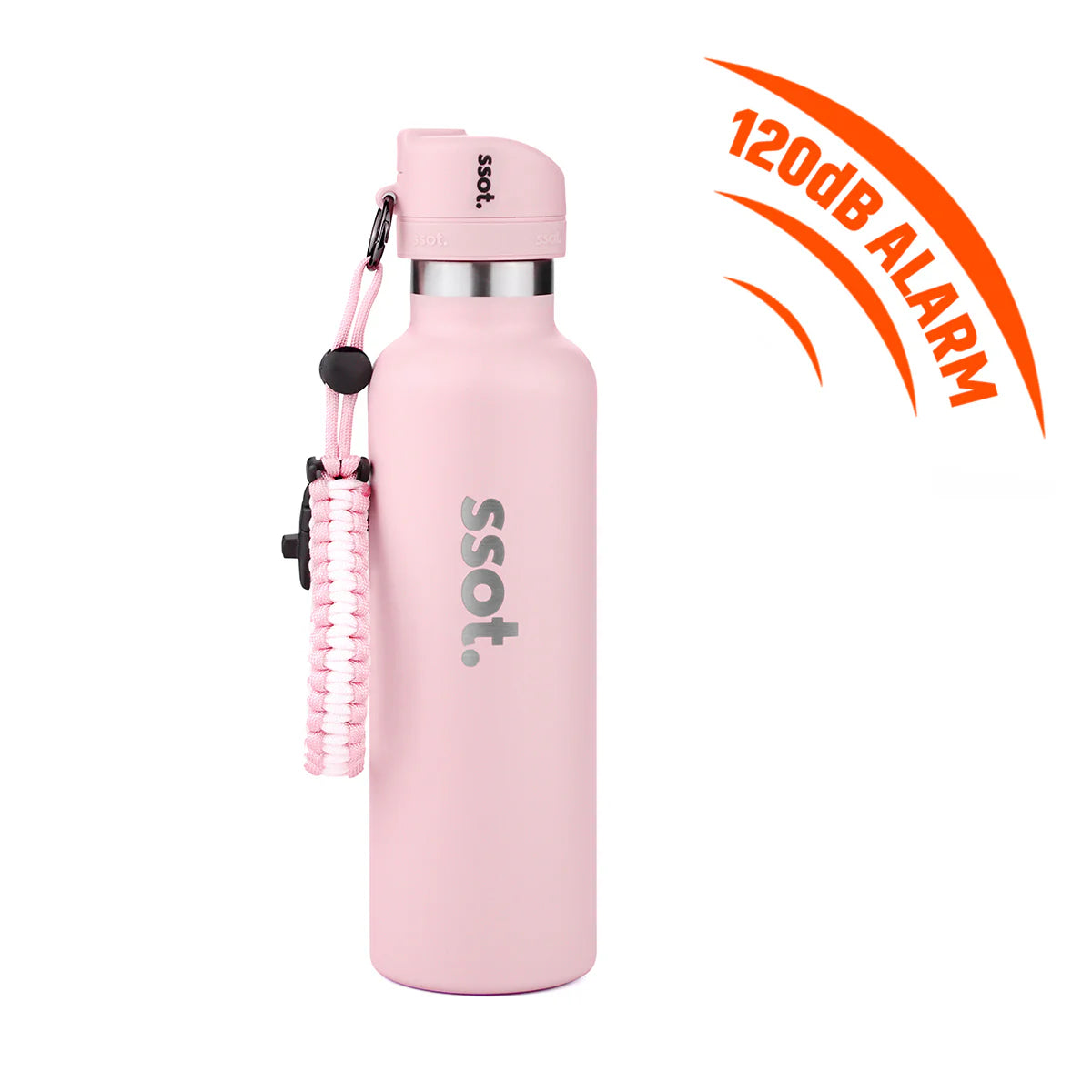 Bouteille d'eau en acier inoxydable avec alarme 120 dB - BUZZTLE750-BSS