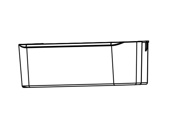 Bac de porte de réfrigérateur Norcold 39-2274 – Série 1210, blanc