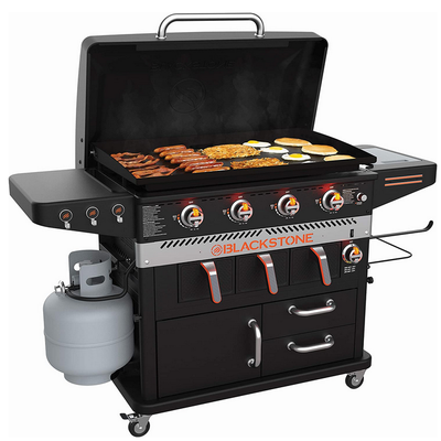 36'' Griddle Airfryer Combo – Cooking Plate with Airfryer Drawers and Warming Drawer