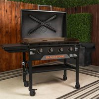 36” Griddle with Lid - Omnivore Plate, 4 Heating Zones & Custom Accessories