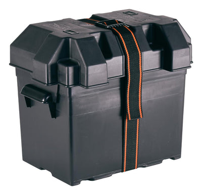Durable 6V Battery Box - Ventilated with Strap and Accessories