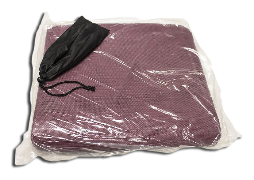 Tapis de camping respirant 8' x 21' bronze avec protection UV et fixations – Idéal pour VR et extérieur