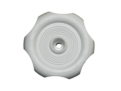 poigné de fenetre ronde 2 1/4'' blanc