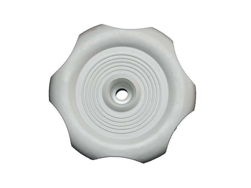 poigné de fenetre ronde 2 1/4'' blanc
