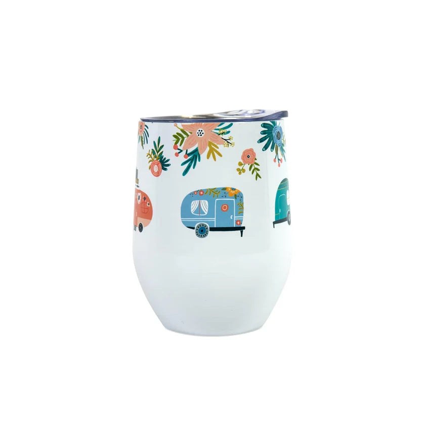 Gobelets isolé en acier inoxydable – Pour boissons chaudes et froides - Les campeuses en cavale